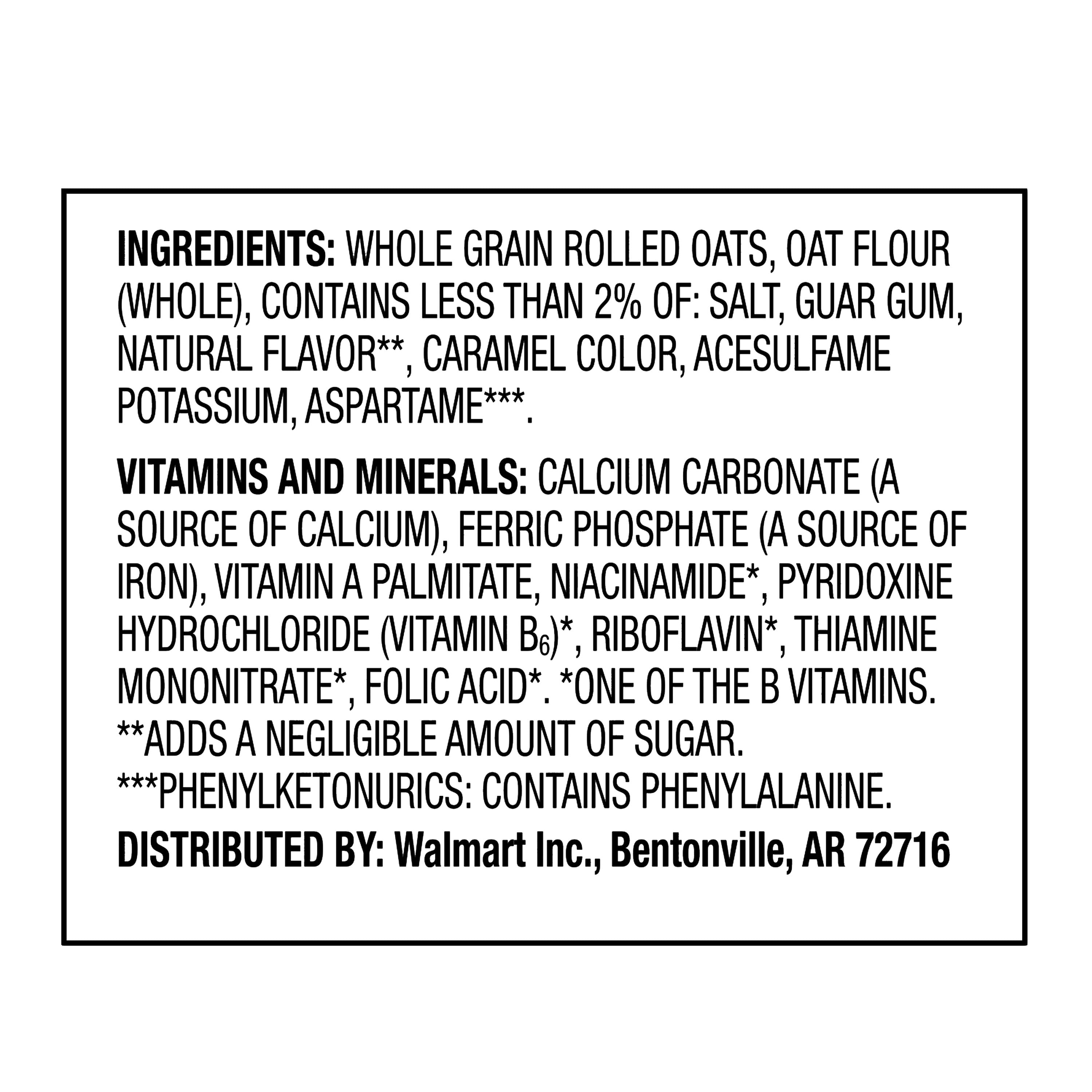 Great Value Sugar-Free Maple & Brown Sugar Instant Oatmeal, 0.99 oz, 8 Packets