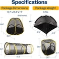 thumbnail image 7 of SPECSTAR Outdoor Cat Enclosures 6-in-1 Outside Large Playground Include 2 Cat Tent, 3 Cat Tunnel, Cat Playhouse, Cat Leash, Mint Ball for Feline Friends to Explore in Yard, Balcony, Camping, 7 of 7
