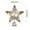 A, variant on 12 Inch Gold Luminous Christmas Tree Topper Star - Iron Five-Pointed Lighted Star Pendant with LED Lights for Artificial Real Xmas Tree Top Decoration