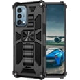 thumbnail image 3 of for OnePlus Nord 1+Nord N200 5G Magnetic Phone Case Corner Guard Built In Kickstand Hybrid Slim Bumper Shock Cover with Tempered Glass, 3 of 7