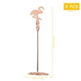 thumbnail image 2 of ETHZZLE 3-Pack Flamingo Metal Photo Clips in Assorted Colors, Decorative Memo Holders for Desk Organization and Home Office, 2 of 8