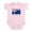 Petal Pink, variant on CafePress - Made In Australia Infant Bodysuit - Baby Light Bodysuit, Size Newborn - 24 Months