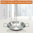 thumbnail image 3 of Crcmjuhgsa Barbecue Grills Pan With Skewer 304 Stainless Steel Vertical Skewer Pan Cooking Plate Pan With Skewer For Oven For Al Pastor Shawarma Kebabs Oven BBQ Dishes, 3 of 9