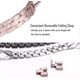 thumbnail image 5 of Heyteabands Compatible With Apple Watch Band 38mm 40mm 41mm 42mm 44mm 45mm Iwatch Se Series 7/6/5/4/3/2/1 Women Dressy Jewelry Stainless Steel Accesso, 5 of 5