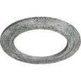 thumbnail image 3 of Ekena Millwork 12"OD x 8"ID x 1/2"P Andrea Ceiling Medallion (Fits Canopies up to 8"), Hand-Painted Ultra Pure White Crackle, 3 of 6