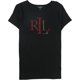 thumbnail image 2 of Camiseta adornada con apliques a cuadros para mujer Ralph Lauren color negro grande, 2 of 2