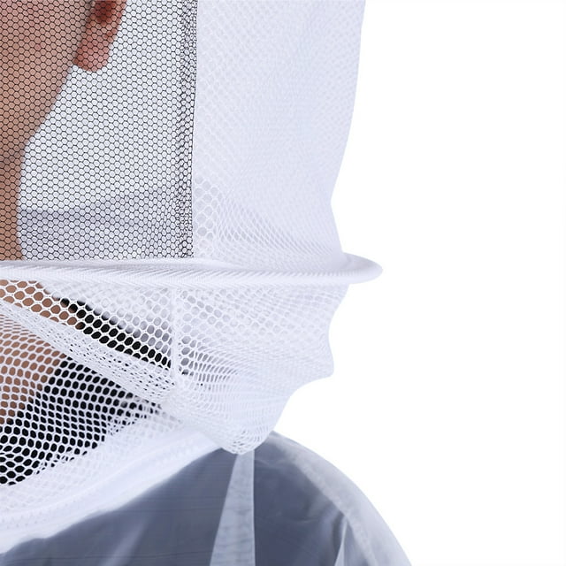 Hilitand Beekeeping Jacket, Professional Beekeeper Jacket Transparent Beekeeping Equipment With Hooded Veil Beekeeper