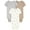 Brown/White/Gray, variant on Baby Bodysuit, 3-Pack, Sizes Preemie-18 Months