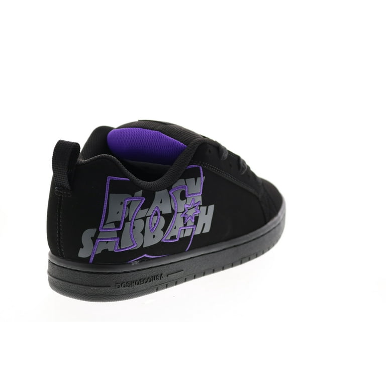 Dc court graffik all black skate shoes hotsell