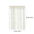 thumbnail image 2 of TACILIP Shower Curtain, 2PC Sheer Curtains Long Clear Voile Sheer White Curtains Gauze Drapes Home Decoration Bedroom Curtains Window Curtains for Bathroom Kitchen School Room Decor Gift, 2 of 6