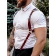 thumbnail image 4 of POINTERTECK Men‘s Leather Restraint Harness Strap Brown, 4 of 6