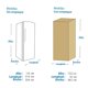thumbnail image 4 of Refrigerador Hisense 6.3 Pies Silver con Despachador, 4 of 4
