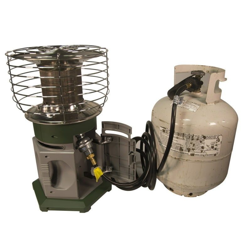 World Marketing of America DuraHeat LP18-360 Double Tank Portable 360  Degree Indoor Outdoor Propane Heater - Walmart.com