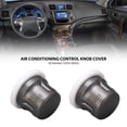 thumbnail image 3 of Air 2Pcs Air Conditioning Control Knob Cover 55925-0E050 Replacement For  Highlander 2009 To 2013, 3 of 8