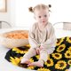thumbnail image 3 of LHSHID Sunflower Gifts Blanket Soft Warm Sunflower Fleece Blanket for All Seasons Lightweight Flannel Fleece Blanket for Bedroom Living Rooms Sofa Couch 60x80in, 3 of 6