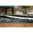 thumbnail image 5 of United Weavers Finesse Area Rug 2100-20470 Showers Black Waves Stripes 1' 10" x 3' Rectangle, 5 of 5