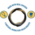 thumbnail image 6 of N-Bone Adult Dental Rings for Dogs, Chicken Flavor Dental Bones, Reduces Plaque & Tartar, 4 Natural Herbs for Fresh Breath, Rawhide Free, 7 Rings, 9.8 oz, Made in Texas, 6 of 8