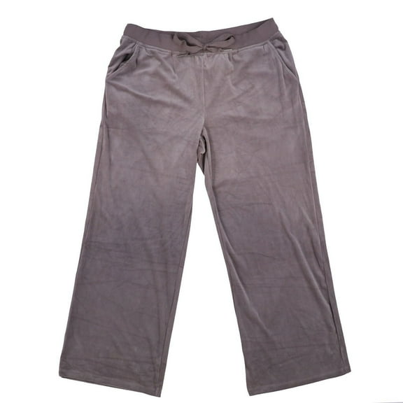Alfani Women's Pajama Pants Velour Pj Bottoms Cozy Lounge Drawstring Large New