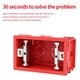 thumbnail image 3 of Soporte De Mantenimiento Del Zócalo Del Interruptor Caja De Zócalo Ajustable Puntal De Reparación Soporte De Caja Inferior Del Zócalo Del Interruptor Resistente Con Alta Dureza Para La Oficina，10 Uds Moyic TO005543-01, 3 of 7