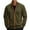 Army Green, variant on Men's Winter Zipper Knitted Sweater Long Sleeve Thin Velvet Top Jacket for Fall Casual Wear Christmas Gift,Army Green,L