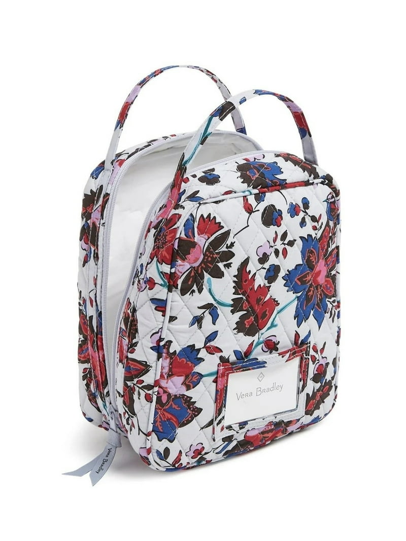 Vera Bradley Lunch Bunch Bag Vineyard Floral Cotton Lightweight