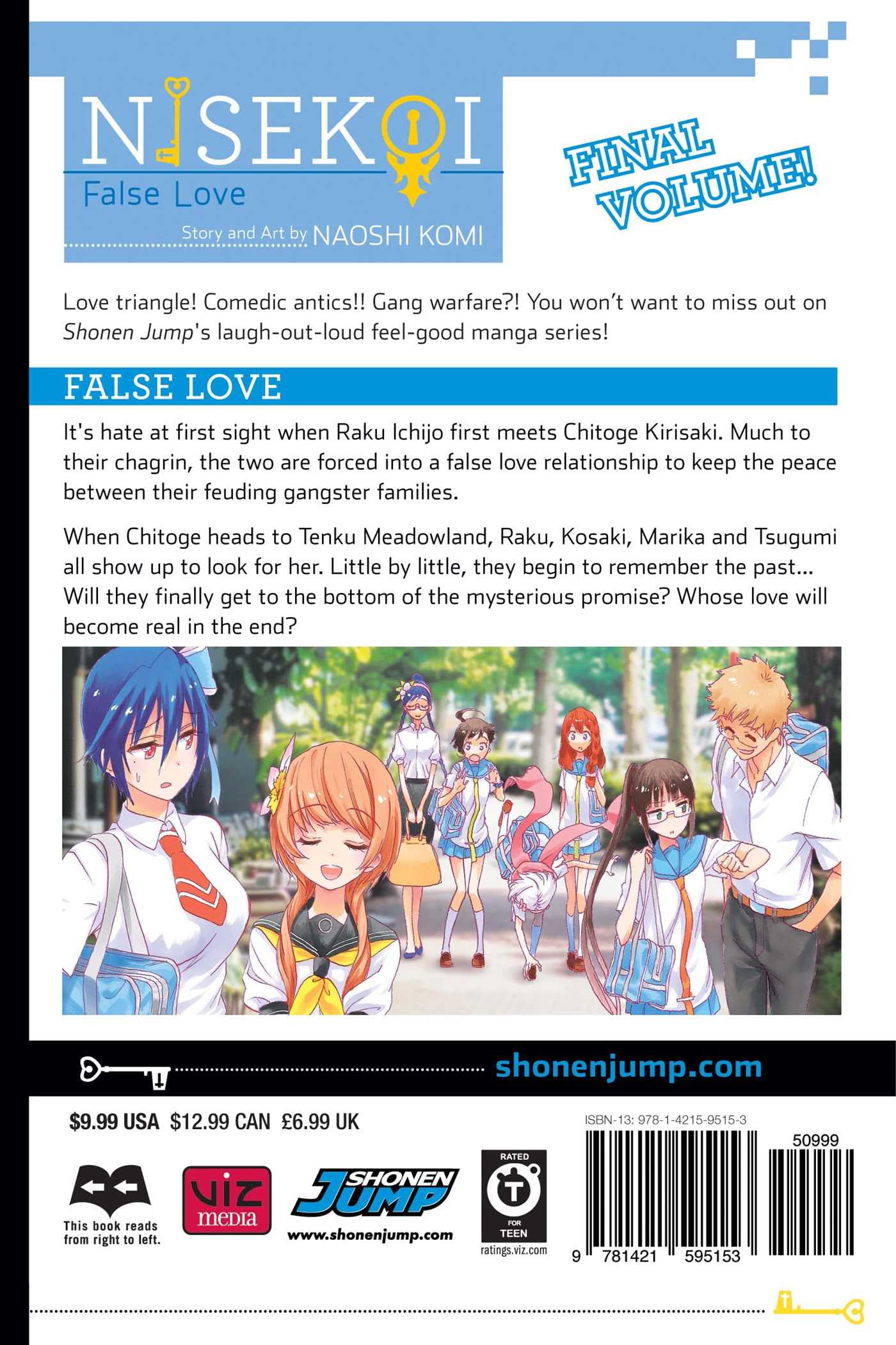 VIZ  The Official Website for Nisekoi: False Love