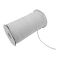 thumbnail image 3 of 200 Yards/Roll Face Shield Clothes Flat Rubber Band Cord Cuff Elastic Band RopeWhite, 3 of 11