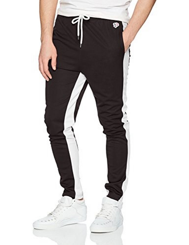 Southpole Mens Athletic Skinny Track Pants Open Bottom 