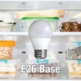 thumbnail image 3 of Un-Edison - Luz fría de 3 vatios para refrigeradores Whirlpool, equivalente a 40 W, 120 V E26 blanco frío 6000 K, A15 bombillas de ahorro de energía, paquete de 2, 3 of 4