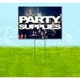 thumbnail image 1 of Party Supplies (18" x 24") Yard Sign, Includes Metal Step Stake, 1 of 6