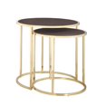 thumbnail image 3 of Chic Home Olivia Nightstand Side Table 2 Piece Set with PU Leather Top, 3 of 4