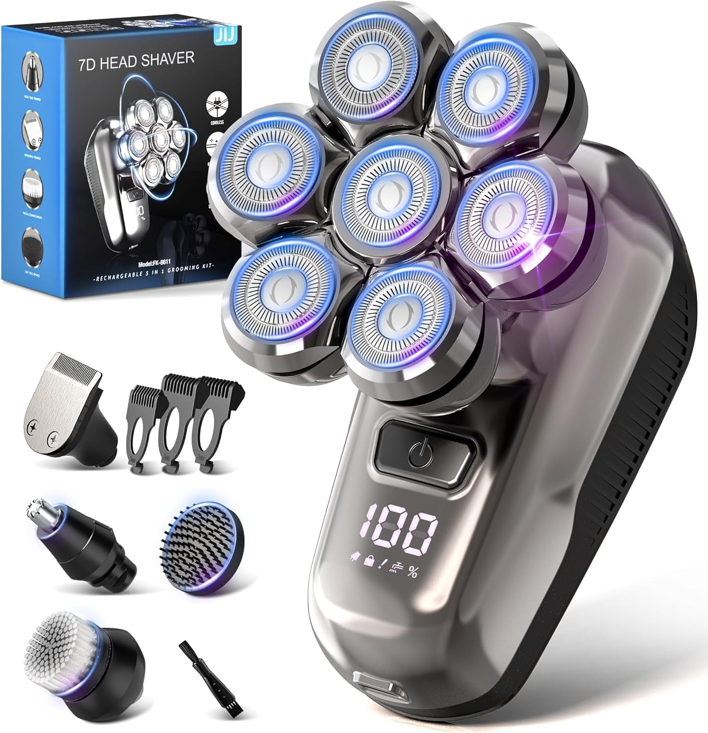 prozing 6D Replacement Shaver Head, FK-8750 Razor Blades
