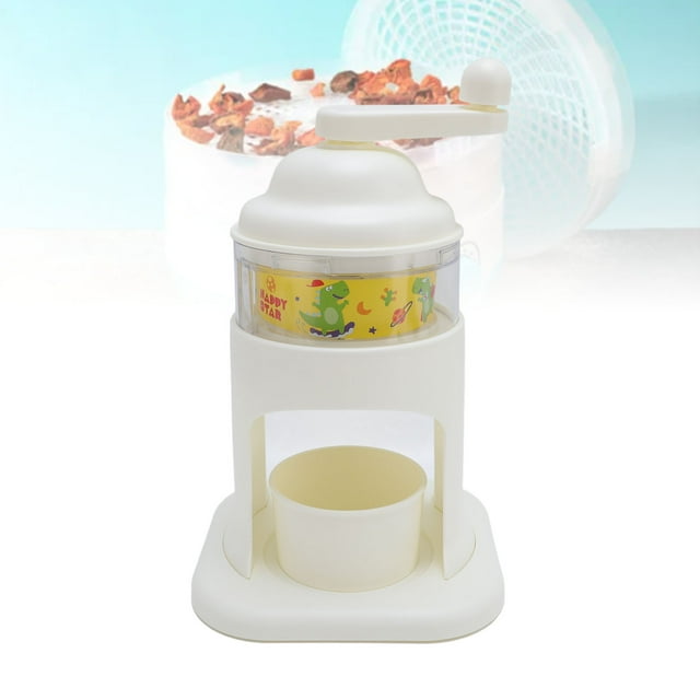 Ice Shaver, Snow Cone Machine Easy To Clean Hand Crank for Home