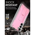 thumbnail image 2 of Poetic Revolution Case for Samsung Galaxy S23 5G 6.2 inch, Heavy Duty Full Body Cover with Kickstand, Light Pink, 2 of 5