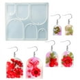 thumbnail image 4 of Earring Resin Mold Round Ovals Arch Shape Silicone Mold Jewelry Pendant, 4 of 21