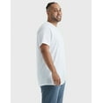 thumbnail image 2 of Hanes Originals Men's Tri-Blend T-Shirt (Big & Tall Sizes) Eco White 2XT, 2 of 8