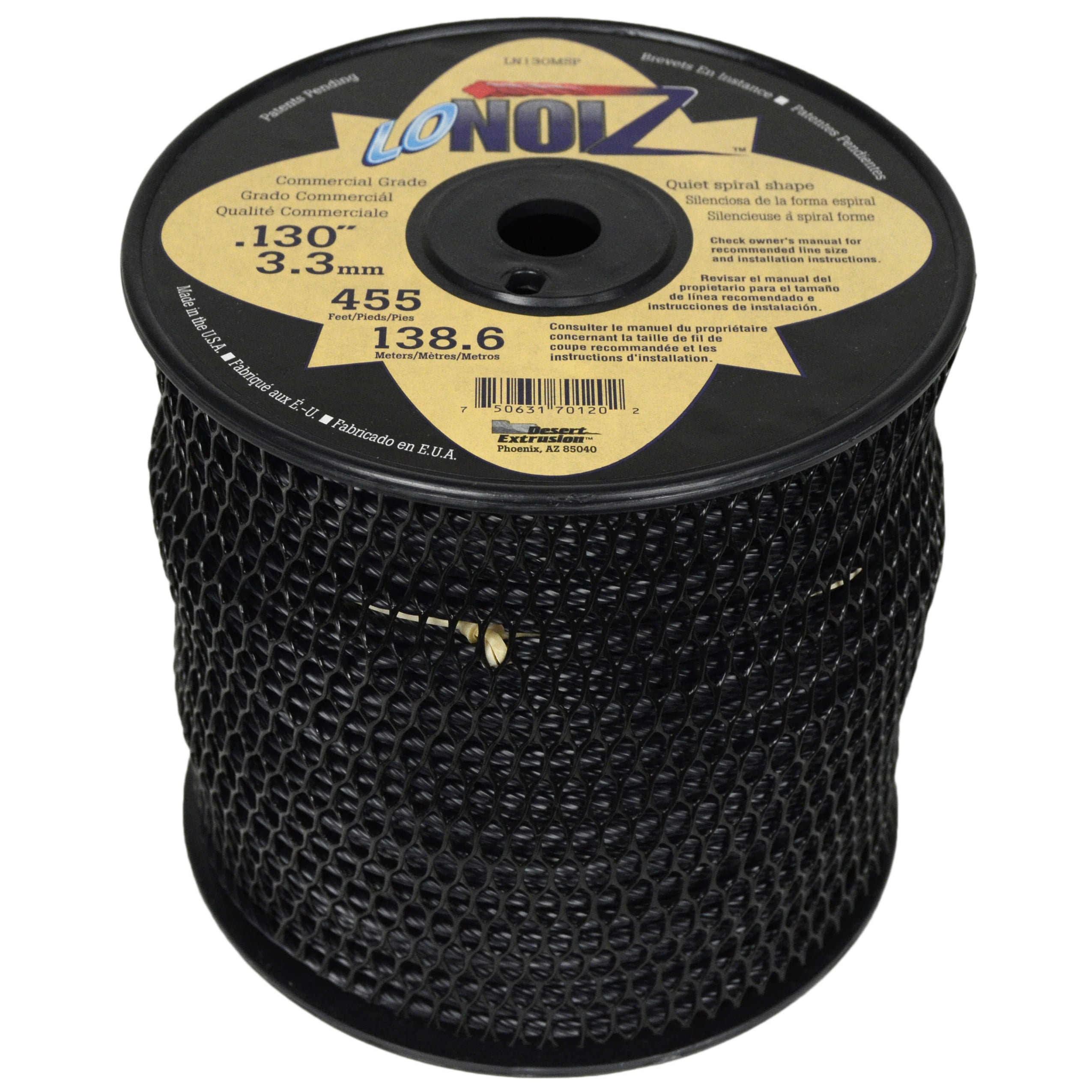 LoNoiz LN130MSP 0.130" x 455' Nylon CoPolymer Commercial String