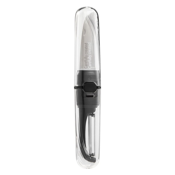 Cuchillo para Frutas, Pelador, Raspador, Plegable, Multifuncional, de Doble Cabezal, 2 En 1, Portátil, para El Hogar