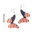 thumbnail image 2 of WILLBEST Aretes Colgantes Acrílicos Con Diseño De Bandera Para Mujer, Bonitos Y Divertidos, Para El Día De La Independencia, 4 De Julio, 2 of 5