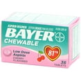 thumbnail image 3 of Bayer Chewable Low Dose Aspirin Cherry 81 Mg 36-Count, 3 of 6