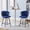 Blue, variant on Alvantor Bar Stools Set of 2 Modern Velvet Braided Bar Stools Counter Stool Chairs for Kitchen Island Blue
