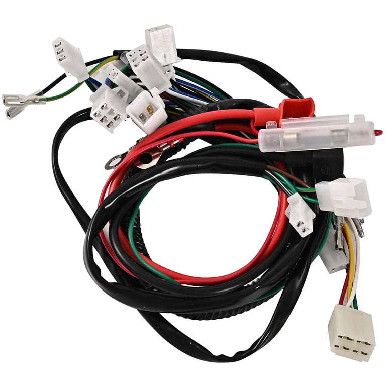Complete ATV Wiring Harness Kit - CDI, Coil, Solenoid For 150cc-250cc Quad Bikes & Go Karts