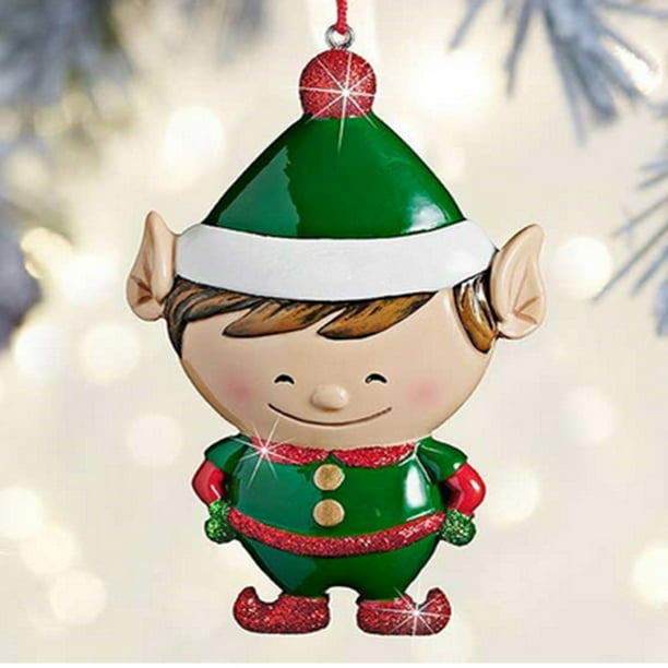 XWSHYW Adornos Colgantes Decoraciones Navideñas Familiares para Fiestas Letrero Colgante para Hacer Tú Mismo
