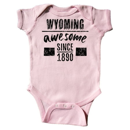 

Inktastic Wyoming Awesome Since 1890 Gift Baby Boy or Baby Girl Bodysuit