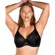 thumbnail image 2 of Sujetadores Minimizer HSIA bordados de cobertura total en negro 38D para mujer, 2 of 5
