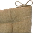 thumbnail image 5 of Klear Vu The Gripper Non-Slip Rocking Chair Cushion Thick, includes Seat Pad & Back Pillow with Ties for Indoor Living Room Rocker, 17x17 Inches, 2 Piece Set, Tan 2 Count, 5 of 5