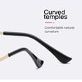 thumbnail image 4 of TIEVOSA 1PC Personalized Retro Steampunk Frameless Gradient Transparent Sunglasses, 4 of 9