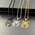 thumbnail image 4 of HAHDAXIA Stainless Steel Superhero Superman Pendant Necklace, 4 of 7