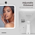thumbnail image 7 of Fancii Aura Go 2 Portable LED Makeup Mirror with 3 Adjustable Light Settings, 10x/1x Magnifying, White, 7 of 7