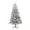 Christmas Tree(No Light), variant on 6 FT Premium White Artificial Christmas Tree Christmas Tree with Color Changing LEDs Lights Easy to Assemble with Christmas Tree Metal Stand for Indoor and Outdoor Use